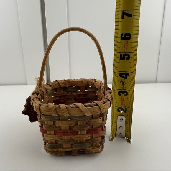 Vintage Miniature Basket Farmhouse Primitive Christmas Folk Art Country Decor! - Picture 16 of 16